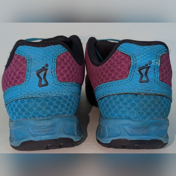 Inov8 Women’s Size 7 F-Lite 250 w/ Power Heel Purple Teal Running Shoes Sneakers - Picture 12 of 14